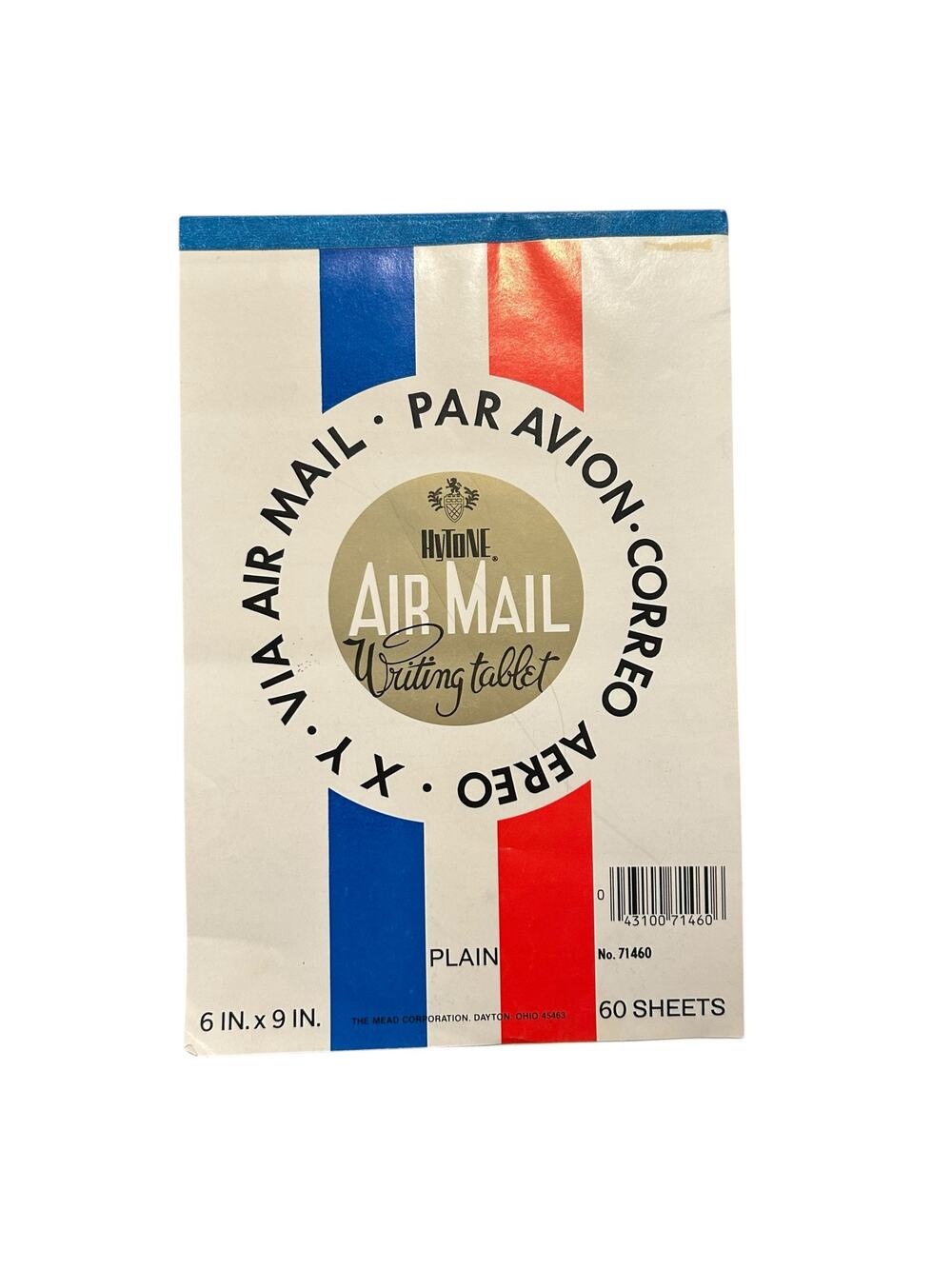 VTG Mead Par Avion Air Mail 6x9 Inch Sheets Tablet Notebook Paper Made in USA
